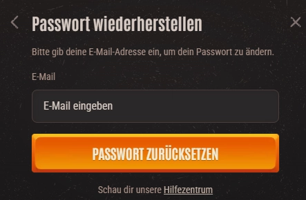 Passwort Wiederherstellen